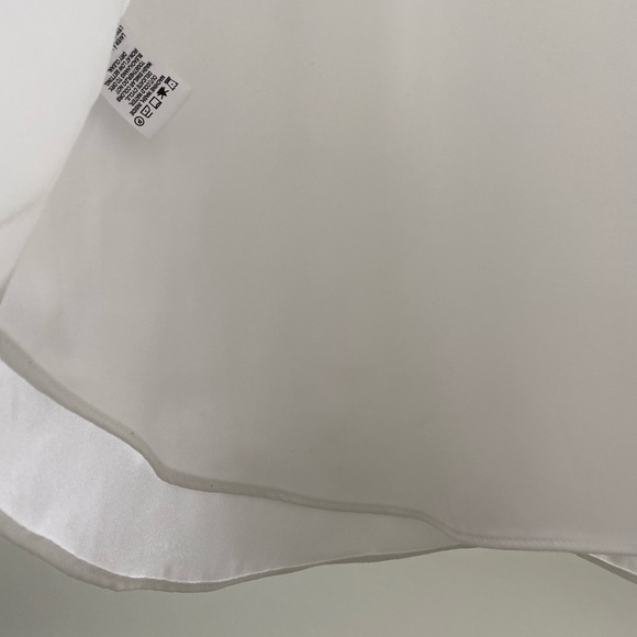 ZARA | White Camisole V-Neck Flowy Top | US Small - Picture 15 of 15